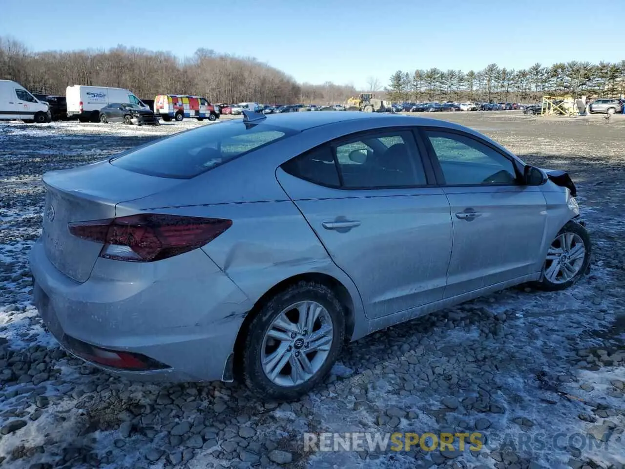 3 fotografías del automóvil dañado KMHD84LF1LU935537 HYUNDAI ELANTRA 2020
