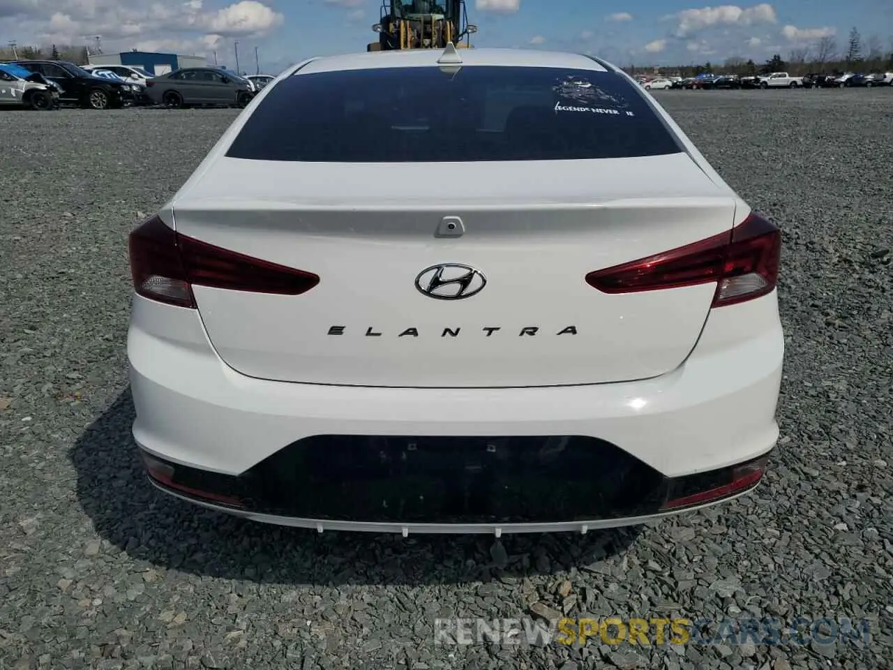 6 fotografías del automóvil dañado KMHD84LF1LU938549 HYUNDAI ELANTRA 2020