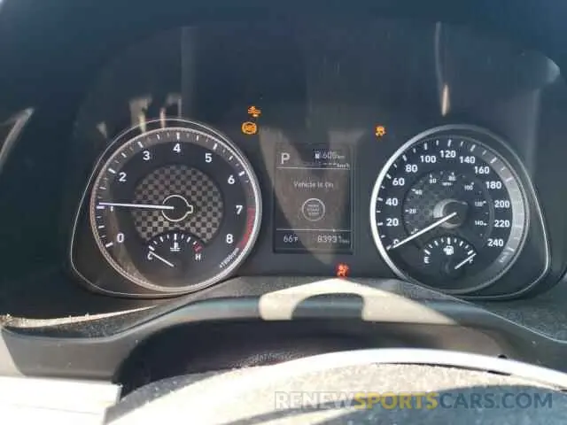 9 fotografías del automóvil dañado KMHD84LF1LU938549 HYUNDAI ELANTRA 2020