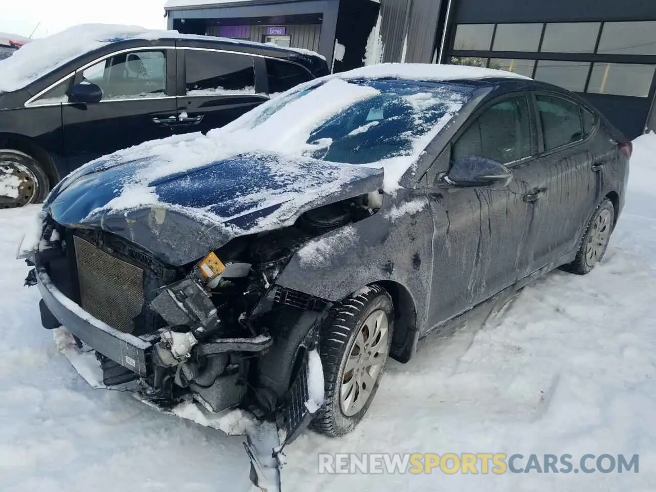 1 fotografías del automóvil dañado KMHD84LF1LU946599 HYUNDAI ELANTRA 2020