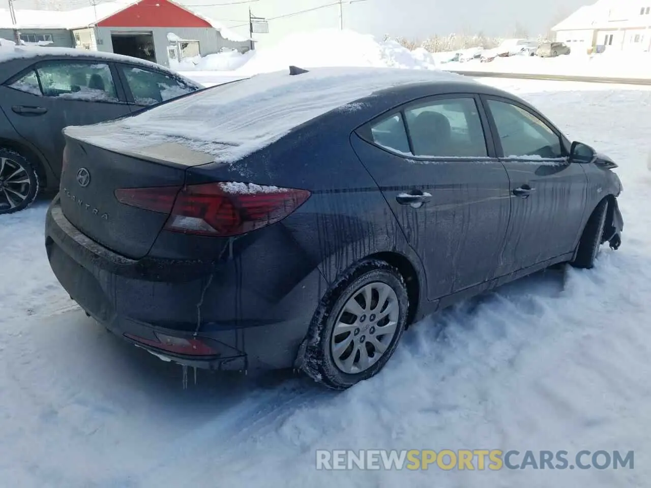 3 fotografías del automóvil dañado KMHD84LF1LU946599 HYUNDAI ELANTRA 2020