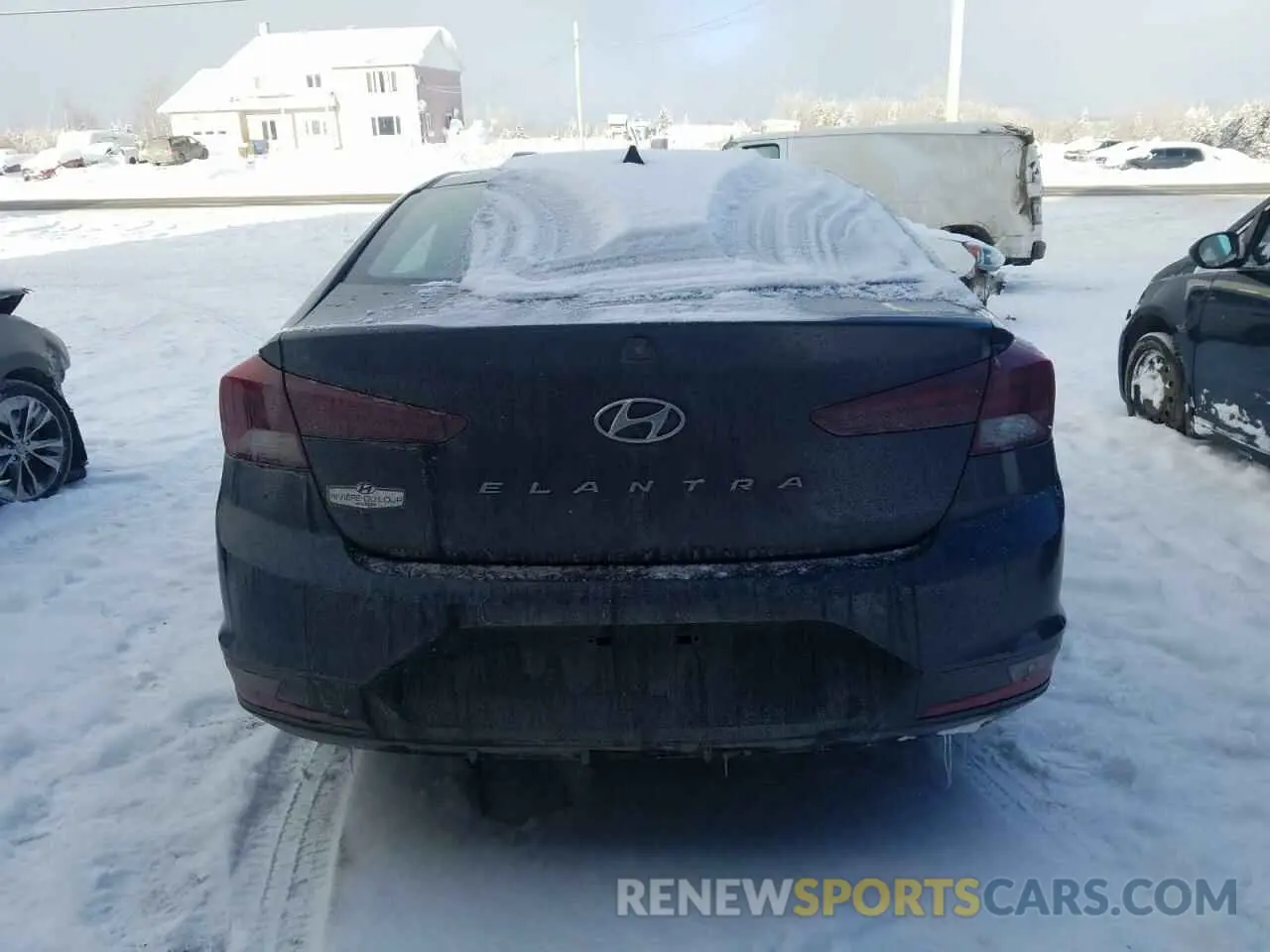 6 fotografías del automóvil dañado KMHD84LF1LU946599 HYUNDAI ELANTRA 2020