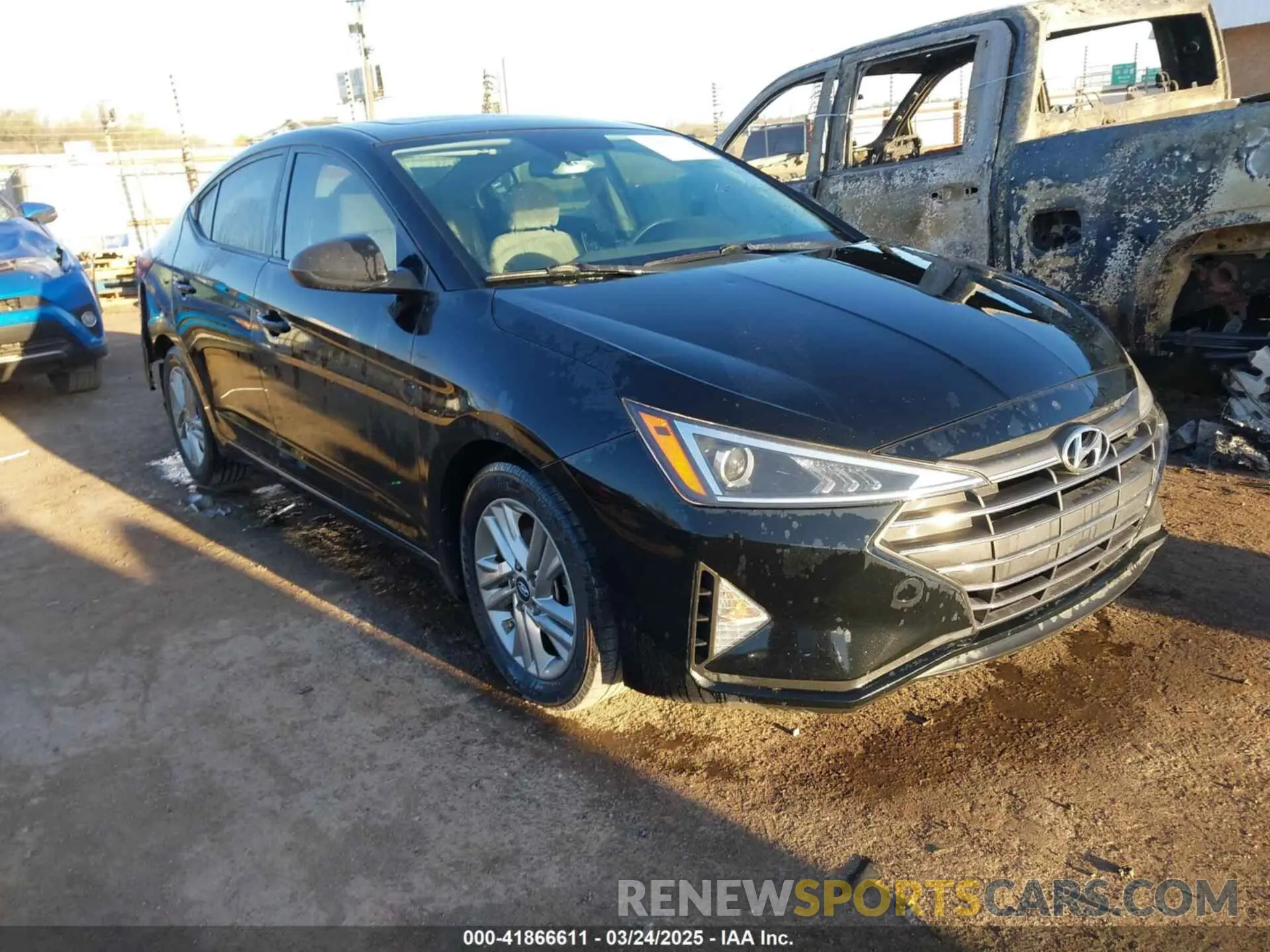 1 fotografías del automóvil dañado KMHD84LF1LU956131 HYUNDAI ELANTRA 2020