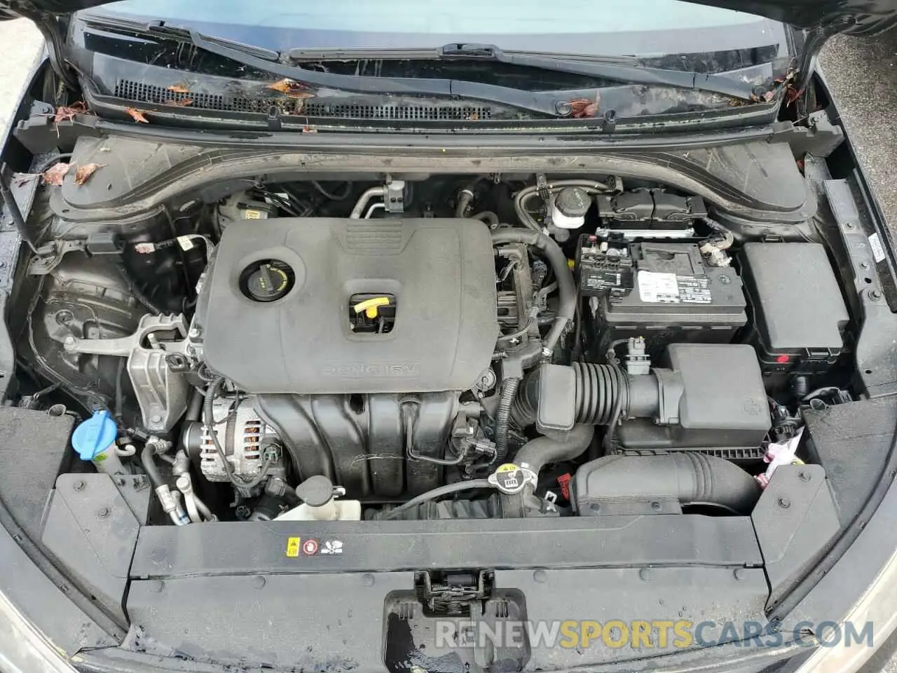 11 fotografías del automóvil dañado KMHD84LF1LU964942 HYUNDAI ELANTRA 2020