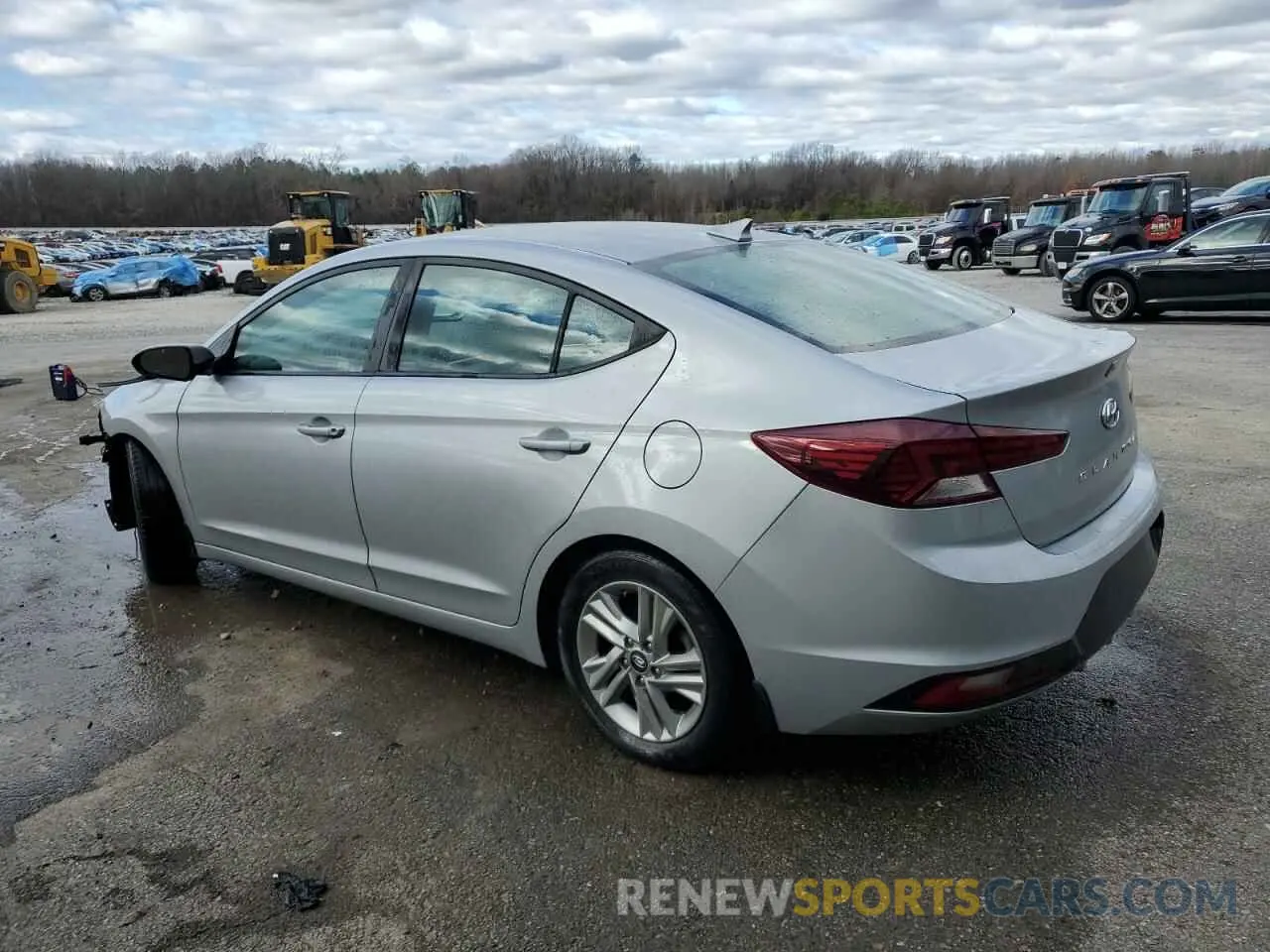 2 fotografías del automóvil dañado KMHD84LF1LU988366 HYUNDAI ELANTRA 2020