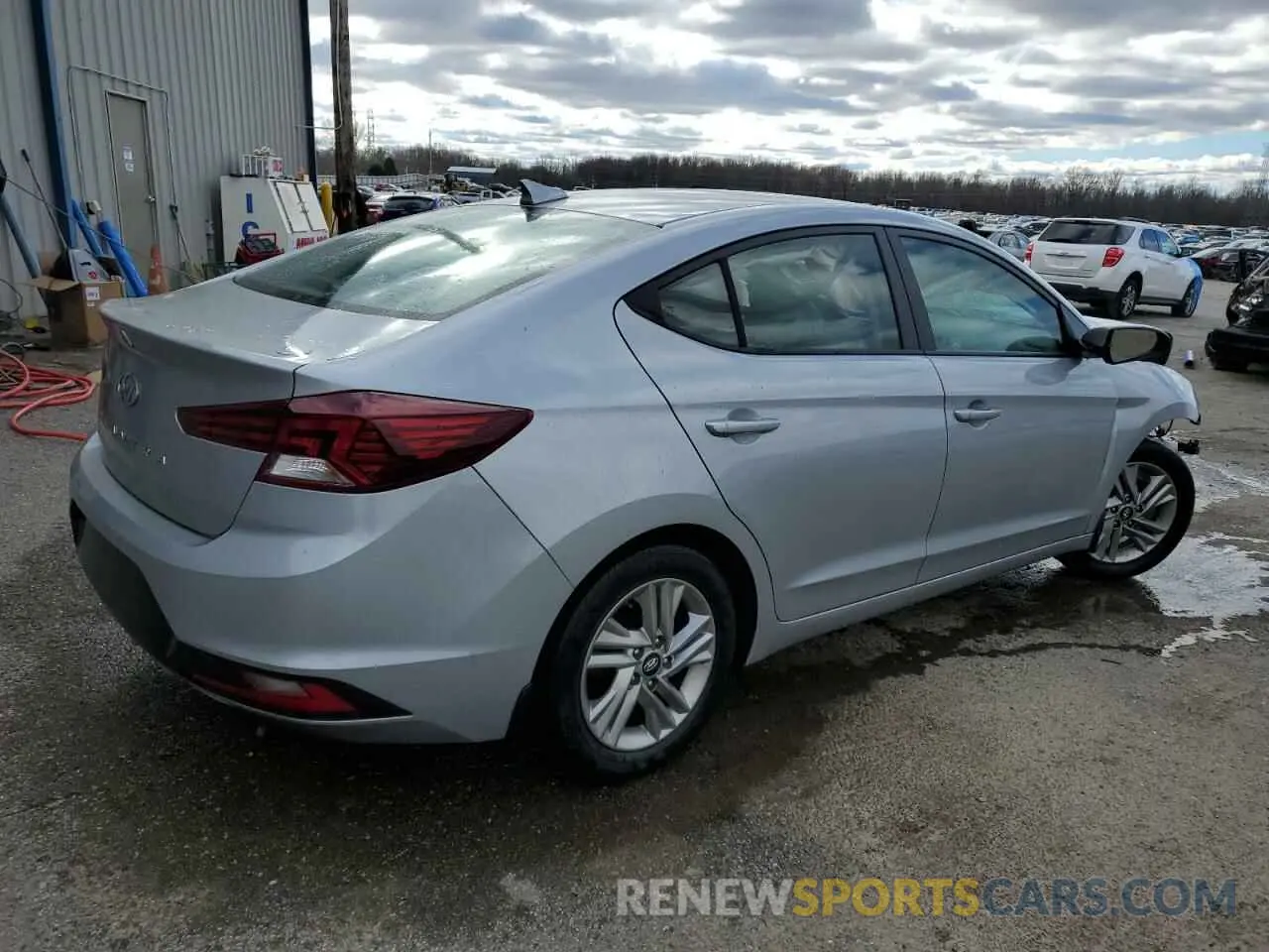 3 fotografías del automóvil dañado KMHD84LF1LU988366 HYUNDAI ELANTRA 2020