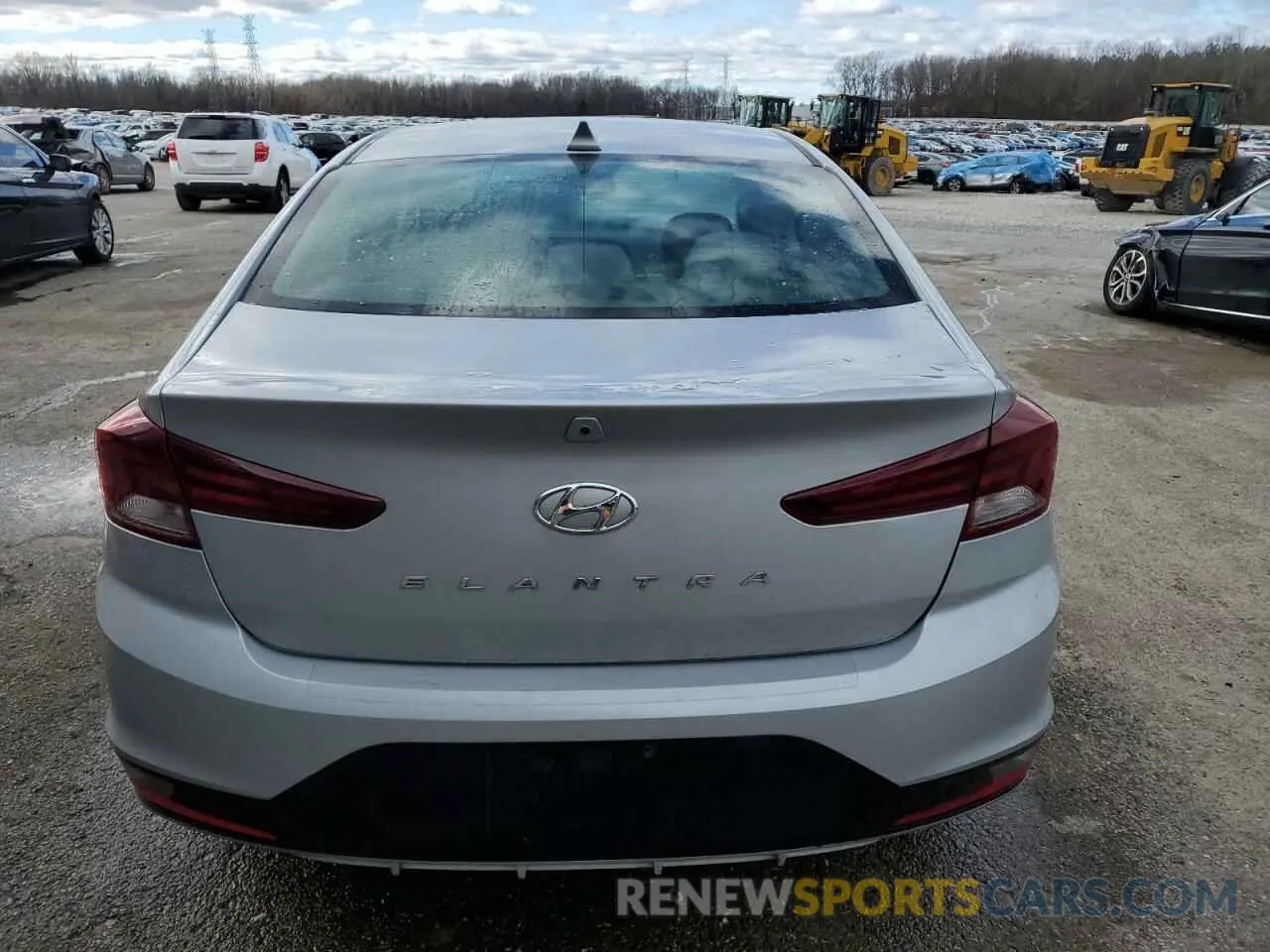 6 fotografías del automóvil dañado KMHD84LF1LU988366 HYUNDAI ELANTRA 2020