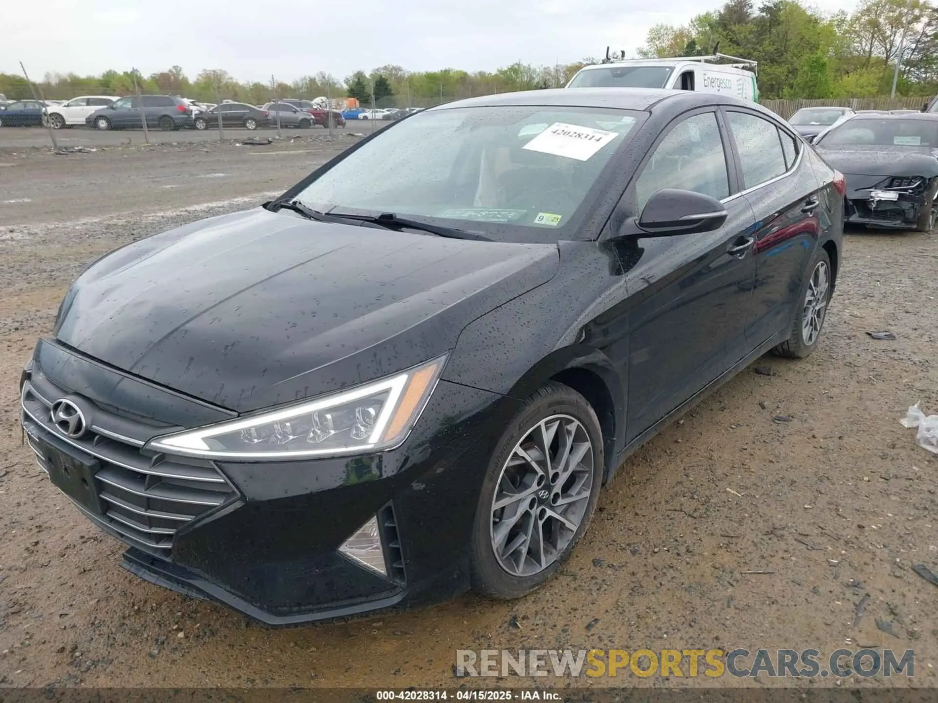 2 fotografías del automóvil dañado KMHD84LF2LU057469 HYUNDAI ELANTRA 2020
