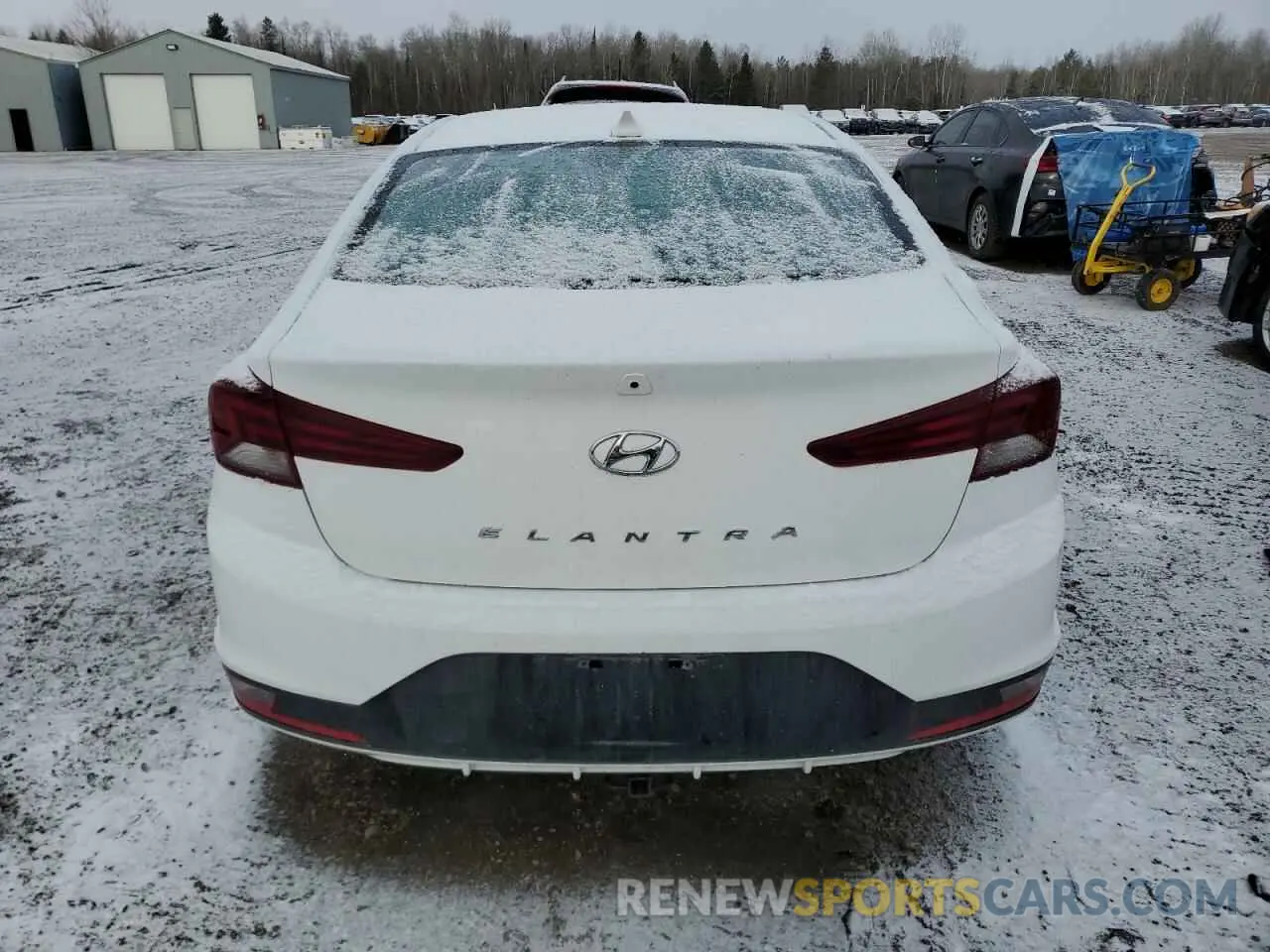 6 fotografías del automóvil dañado KMHD84LF2LU076152 HYUNDAI ELANTRA 2020