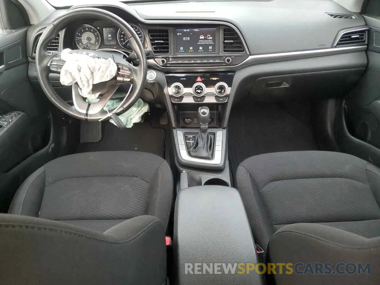 8 fotografías del automóvil dañado KMHD84LF2LU076152 HYUNDAI ELANTRA 2020