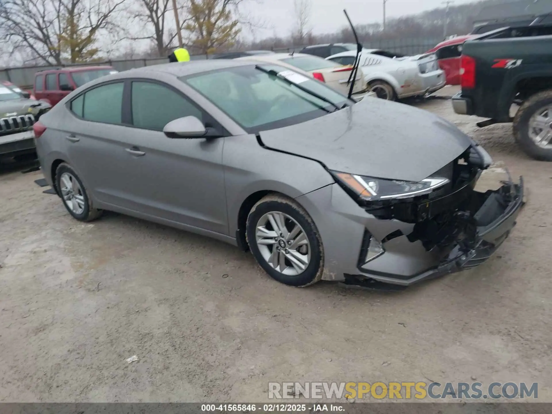 1 fotografías del automóvil dañado KMHD84LF2LU080881 HYUNDAI ELANTRA 2020