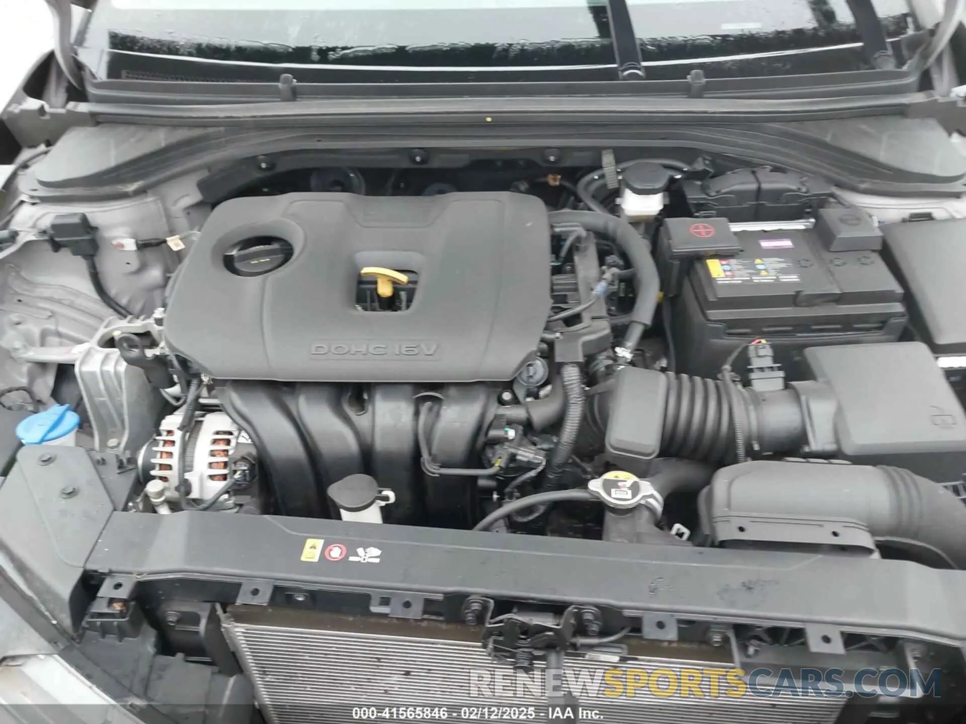10 fotografías del automóvil dañado KMHD84LF2LU080881 HYUNDAI ELANTRA 2020