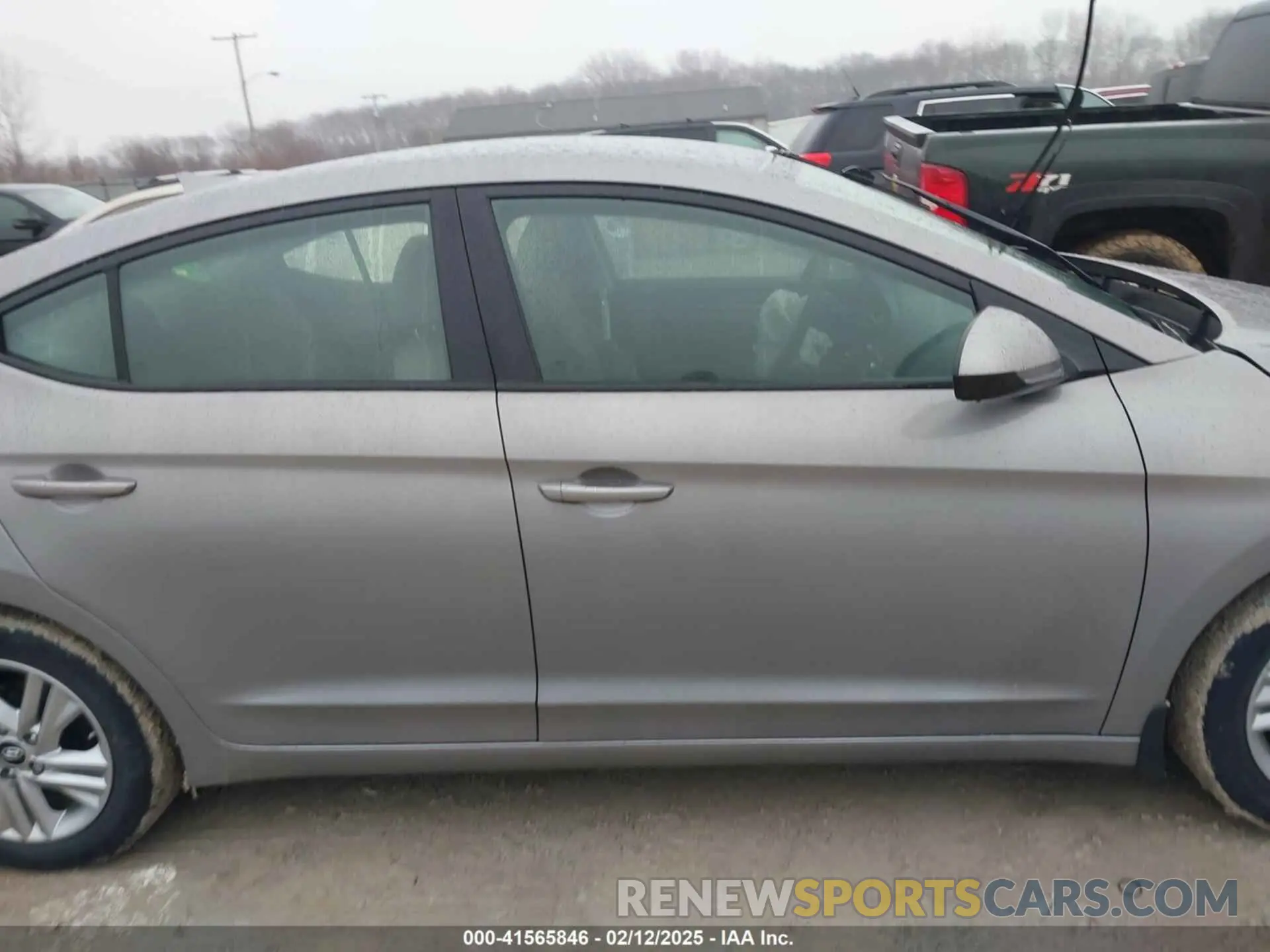 13 fotografías del automóvil dañado KMHD84LF2LU080881 HYUNDAI ELANTRA 2020
