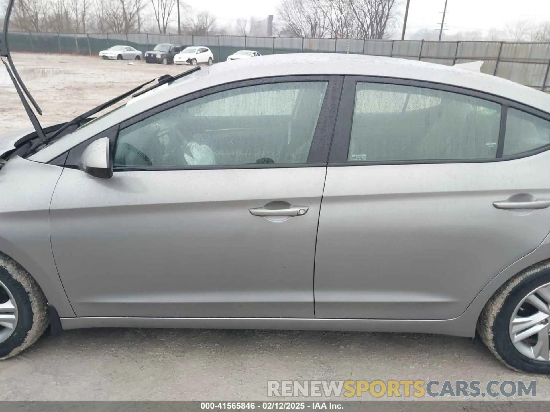14 fotografías del automóvil dañado KMHD84LF2LU080881 HYUNDAI ELANTRA 2020