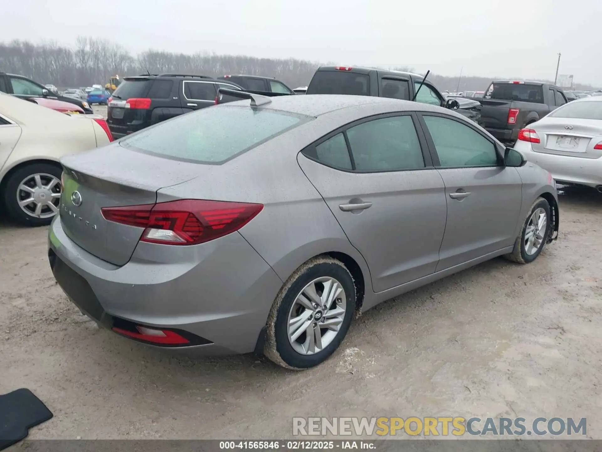 4 fotografías del automóvil dañado KMHD84LF2LU080881 HYUNDAI ELANTRA 2020