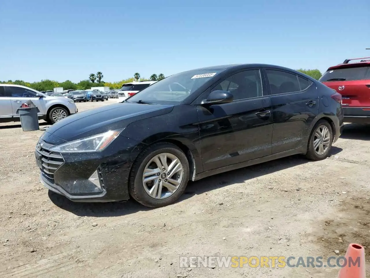 1 fotografías del automóvil dañado KMHD84LF2LU957143 HYUNDAI ELANTRA 2020