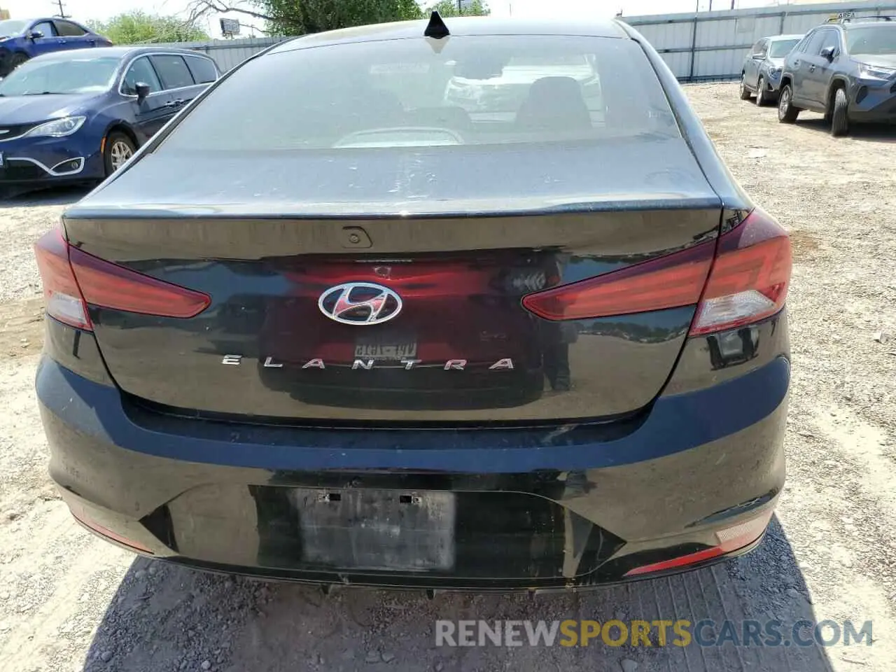 6 fotografías del automóvil dañado KMHD84LF2LU957143 HYUNDAI ELANTRA 2020