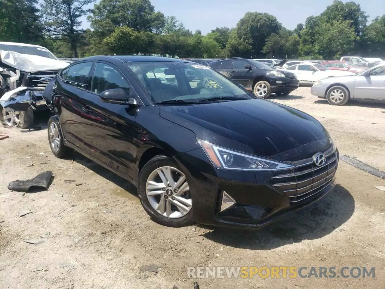 4 fotografías del automóvil dañado KMHD84LF3LU022715 HYUNDAI ELANTRA 2020
