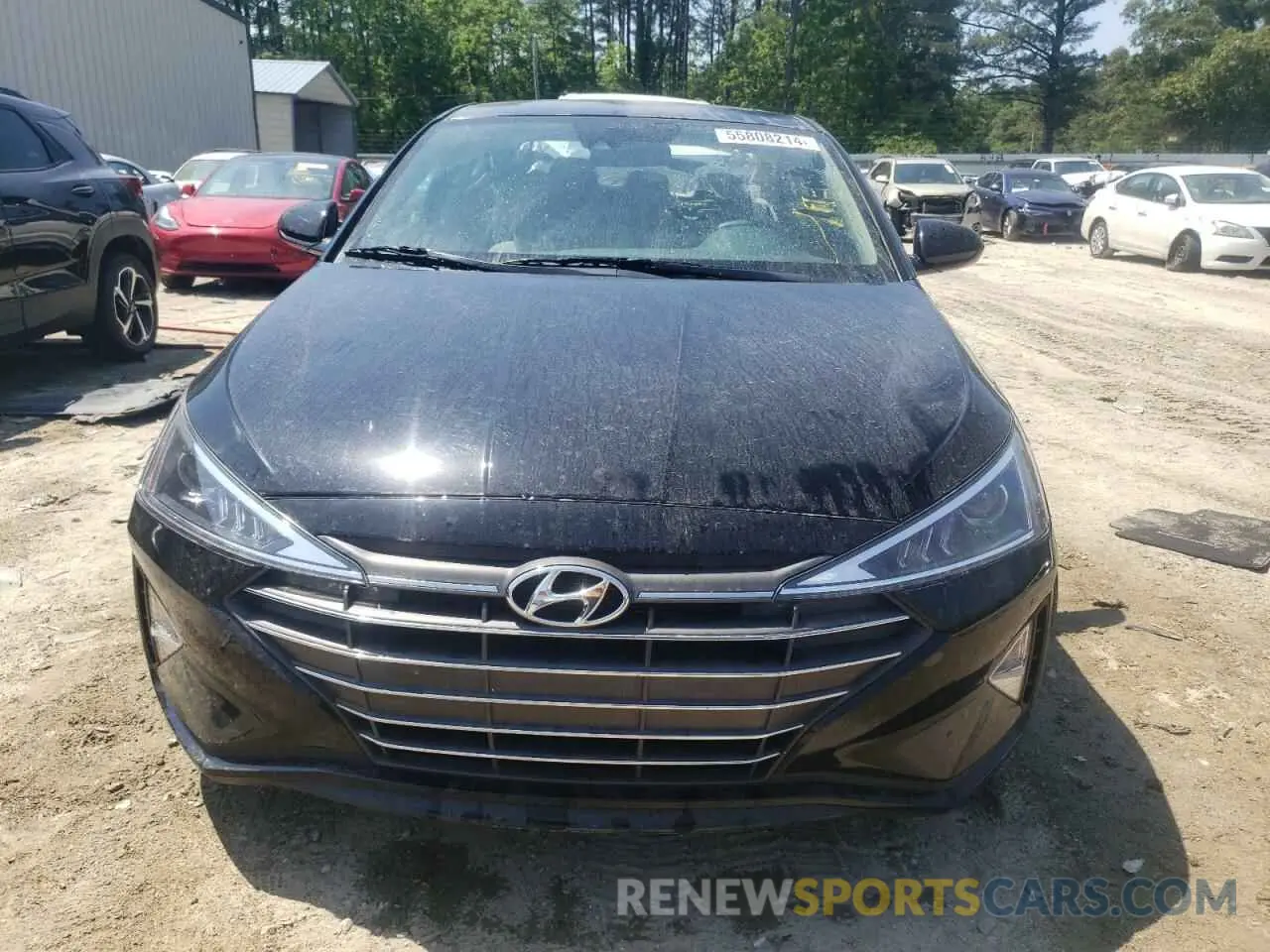 5 fotografías del automóvil dañado KMHD84LF3LU022715 HYUNDAI ELANTRA 2020