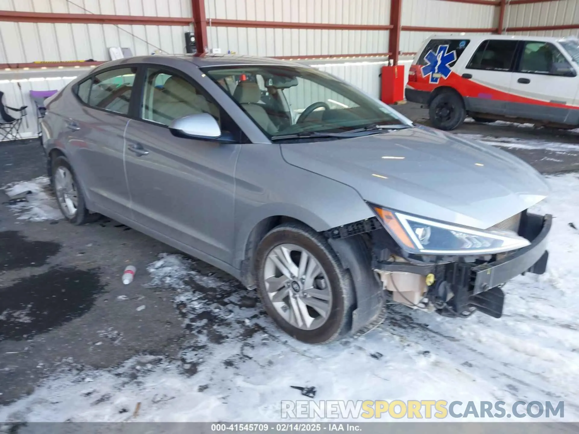 1 fotografías del automóvil dañado KMHD84LF3LU067184 HYUNDAI ELANTRA 2020