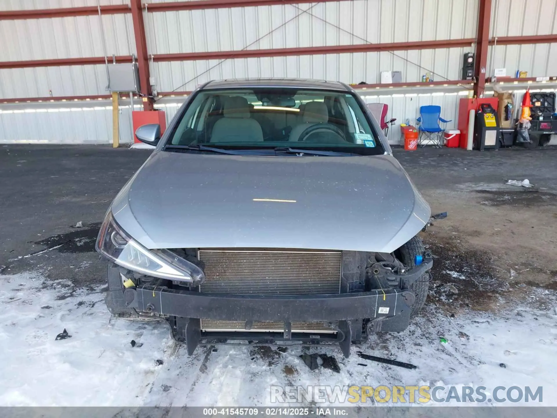 13 fotografías del automóvil dañado KMHD84LF3LU067184 HYUNDAI ELANTRA 2020
