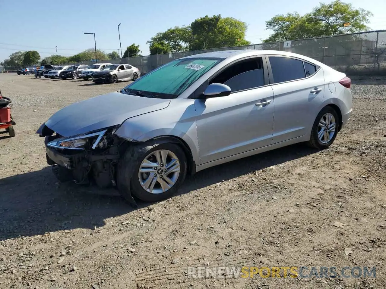 1 fotografías del automóvil dañado KMHD84LF3LU076502 HYUNDAI ELANTRA 2020