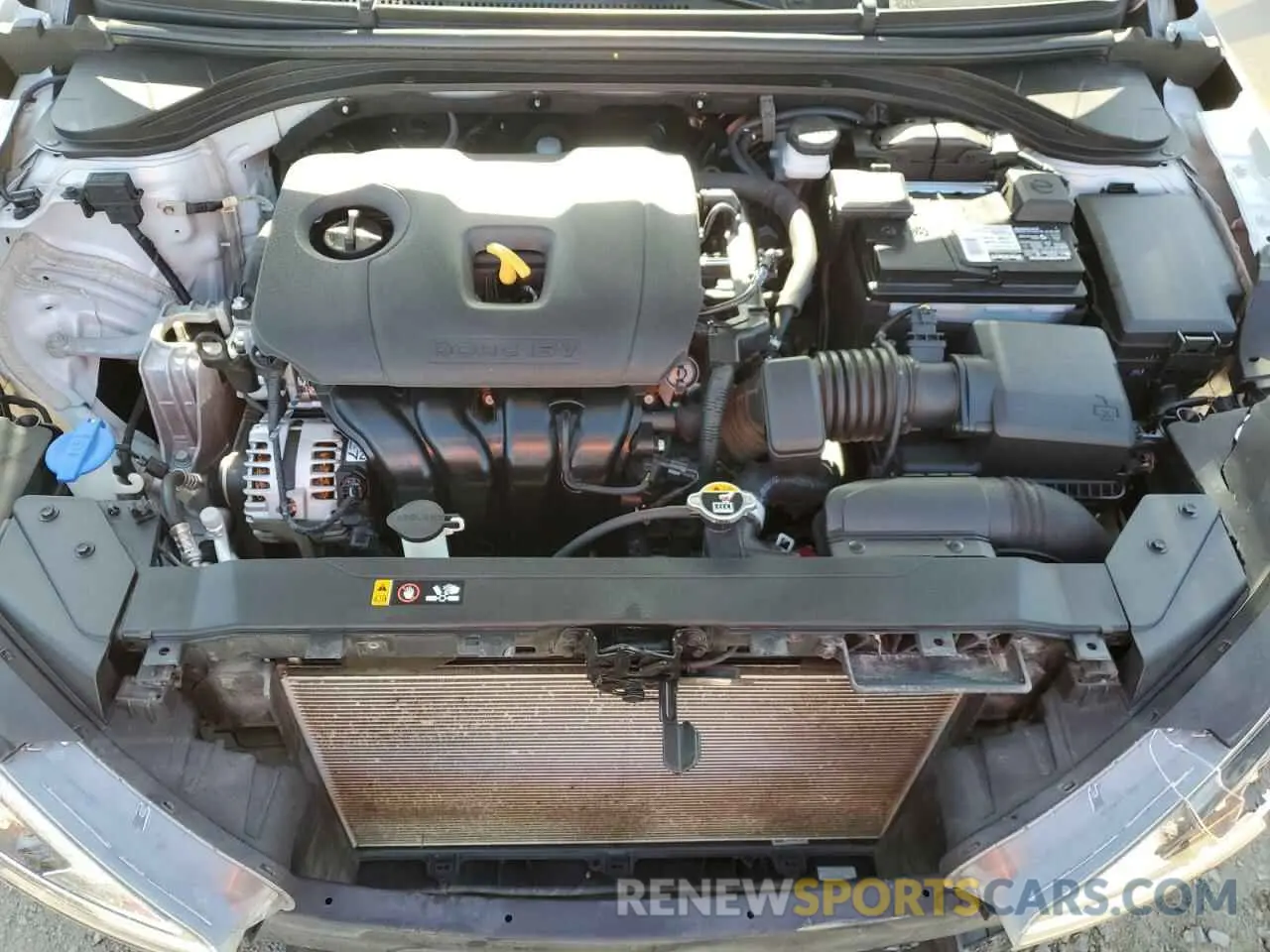 11 fotografías del automóvil dañado KMHD84LF3LU076502 HYUNDAI ELANTRA 2020
