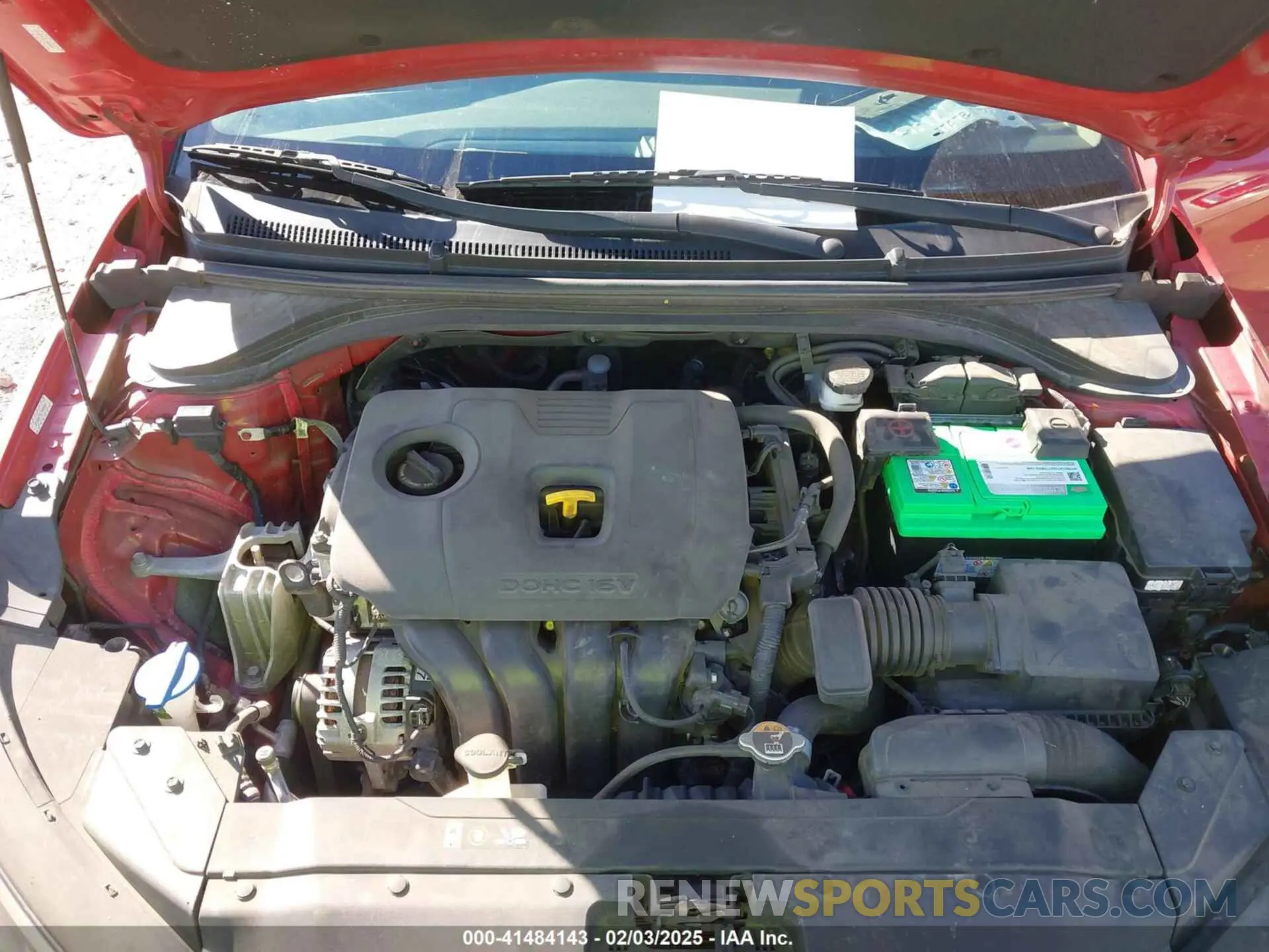10 fotografías del automóvil dañado KMHD84LF3LU085183 HYUNDAI ELANTRA 2020
