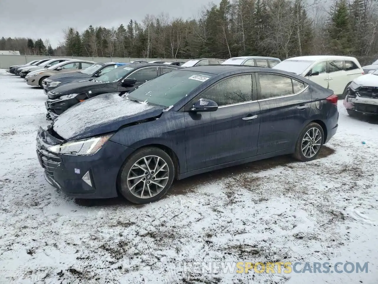 1 fotografías del automóvil dañado KMHD84LF3LU085362 HYUNDAI ELANTRA 2020