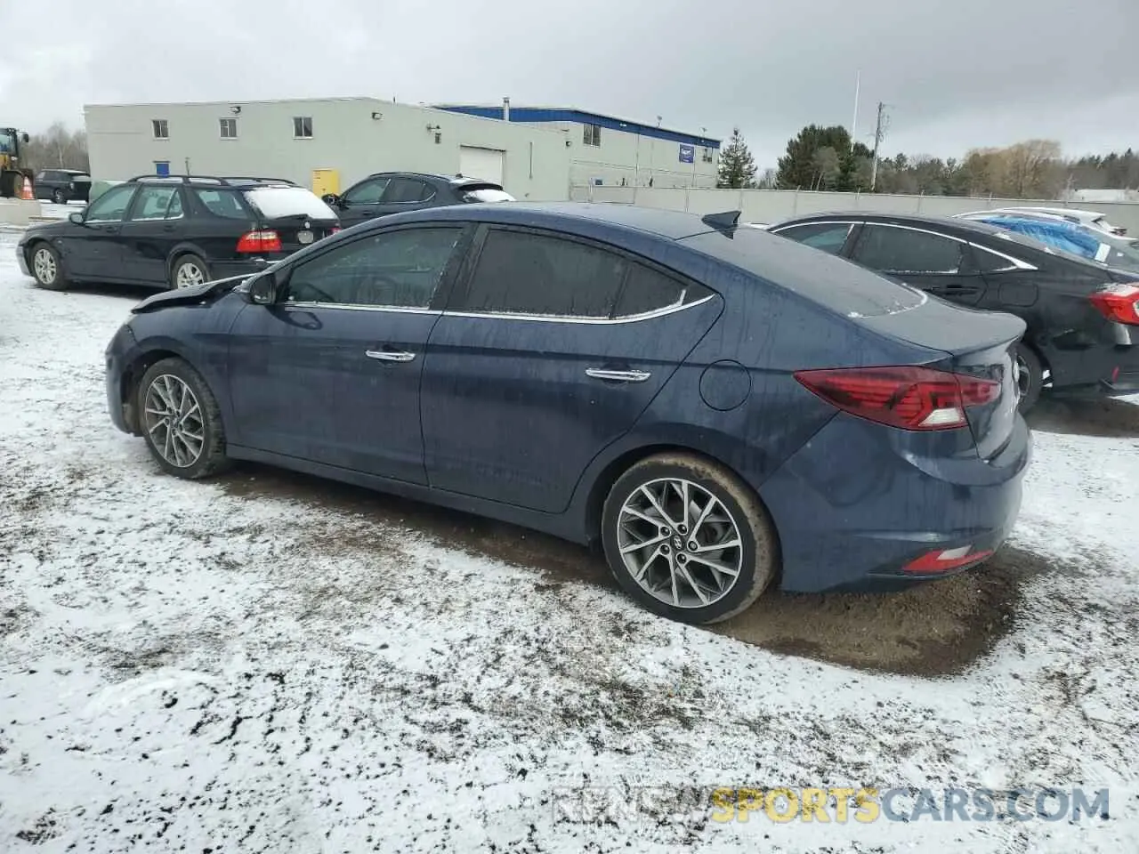 2 fotografías del automóvil dañado KMHD84LF3LU085362 HYUNDAI ELANTRA 2020