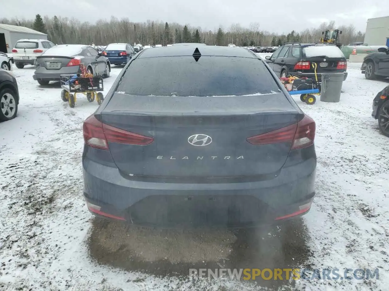 6 fotografías del automóvil dañado KMHD84LF3LU085362 HYUNDAI ELANTRA 2020