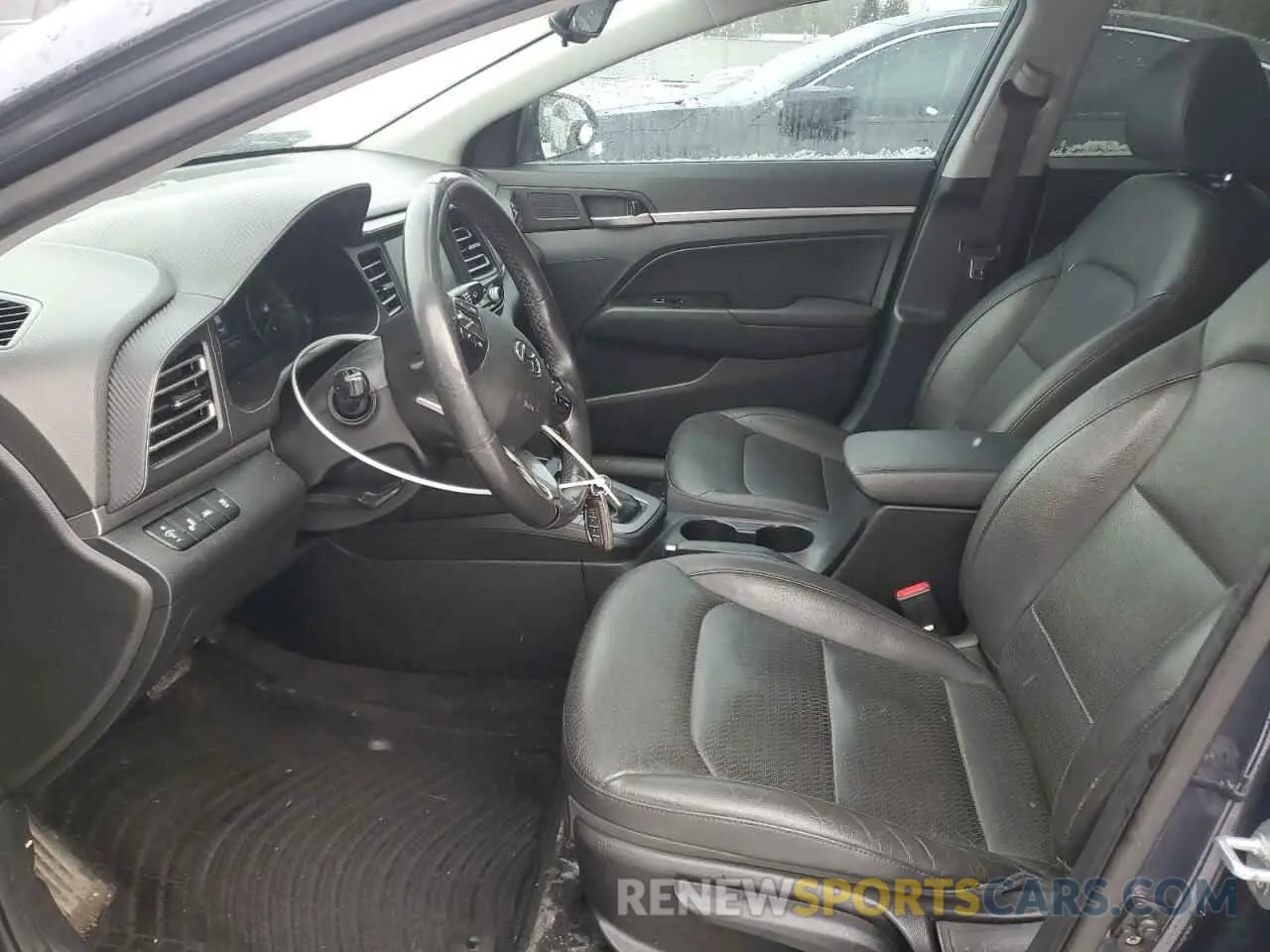 7 fotografías del automóvil dañado KMHD84LF3LU085362 HYUNDAI ELANTRA 2020