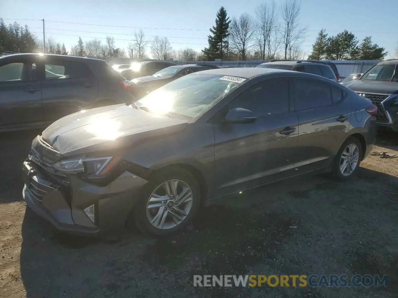 1 fotografías del automóvil dañado KMHD84LF3LU911630 HYUNDAI ELANTRA 2020