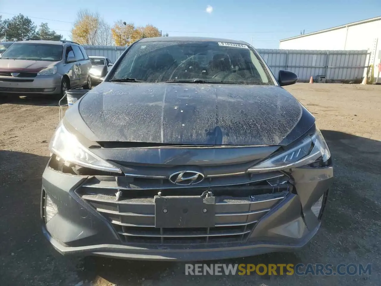 5 fotografías del automóvil dañado KMHD84LF3LU911630 HYUNDAI ELANTRA 2020