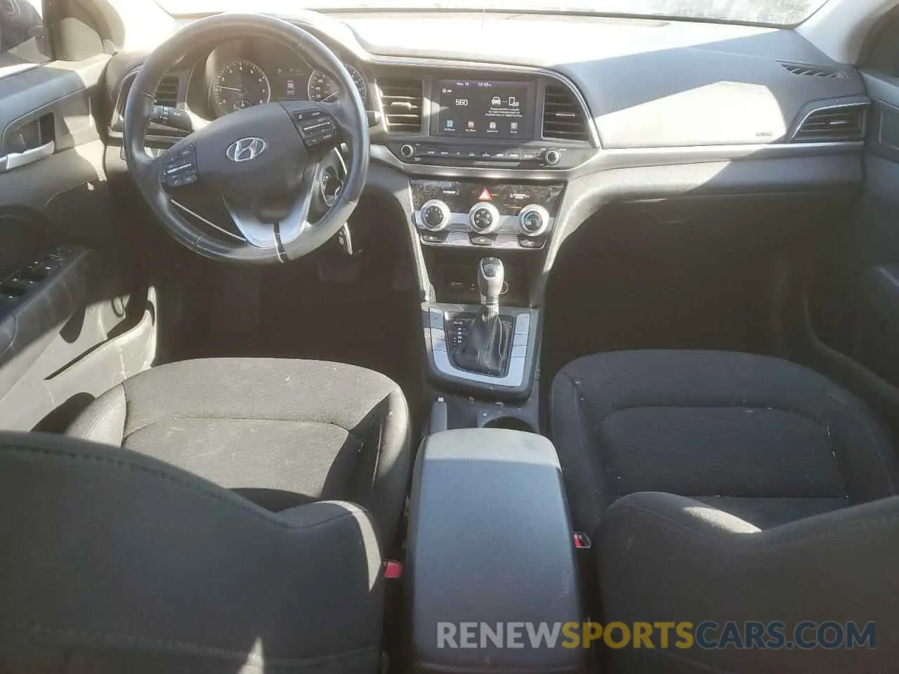8 fotografías del automóvil dañado KMHD84LF3LU911630 HYUNDAI ELANTRA 2020