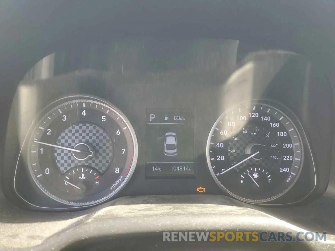 9 fotografías del automóvil dañado KMHD84LF3LU911630 HYUNDAI ELANTRA 2020