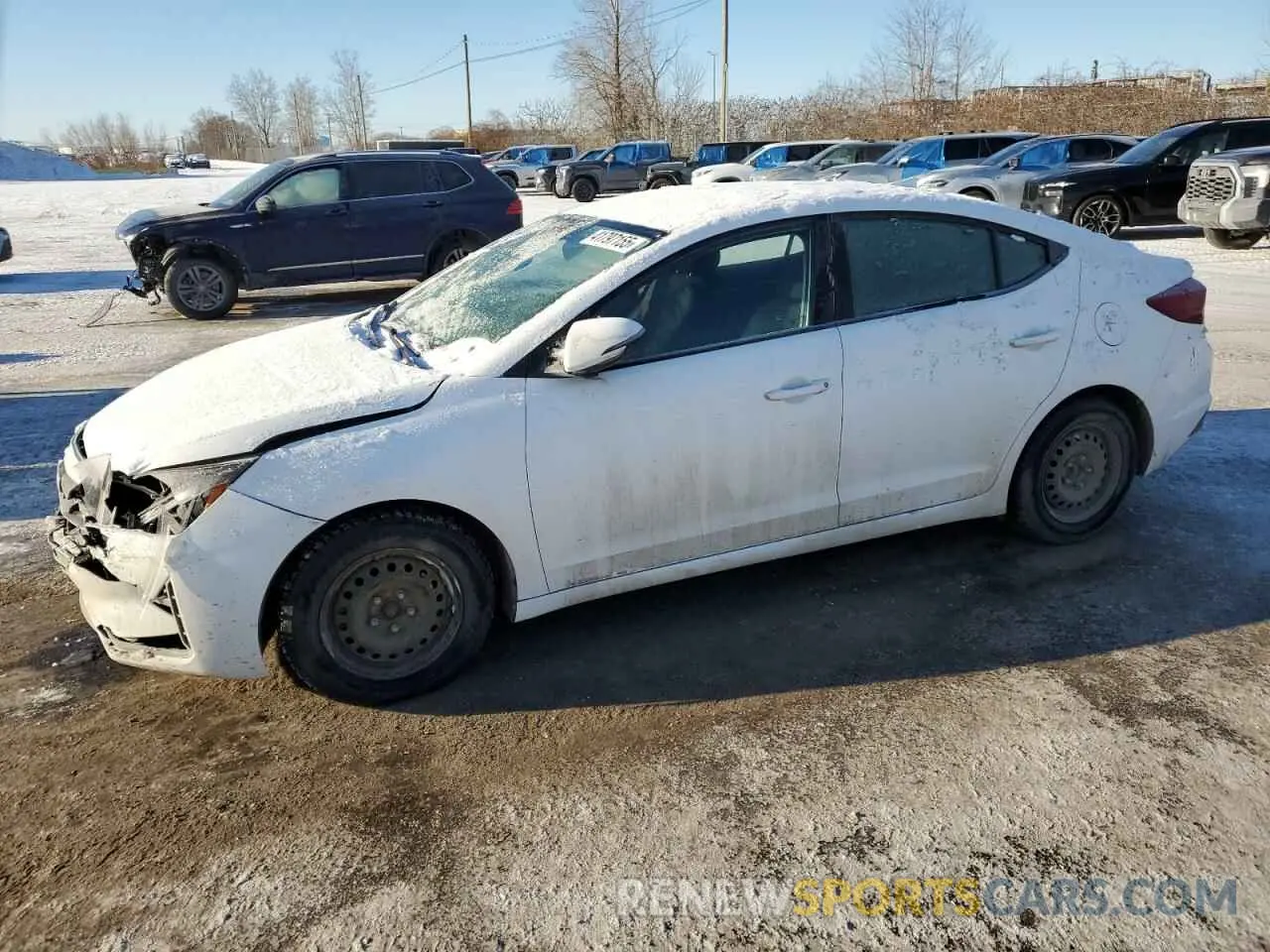 1 fotografías del automóvil dañado KMHD84LF3LU972038 HYUNDAI ELANTRA 2020