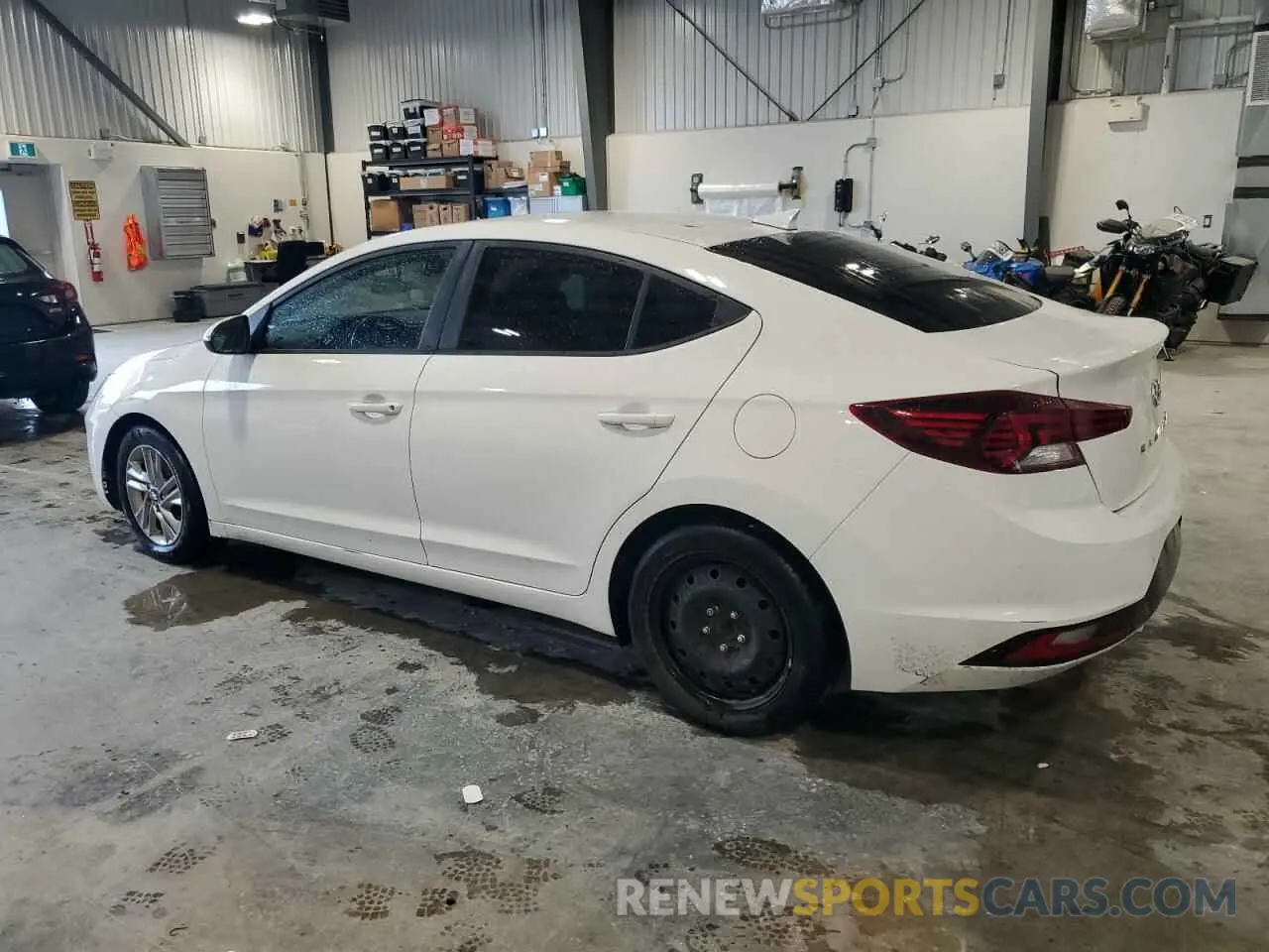 2 fotografías del automóvil dañado KMHD84LF4LU000688 HYUNDAI ELANTRA 2020