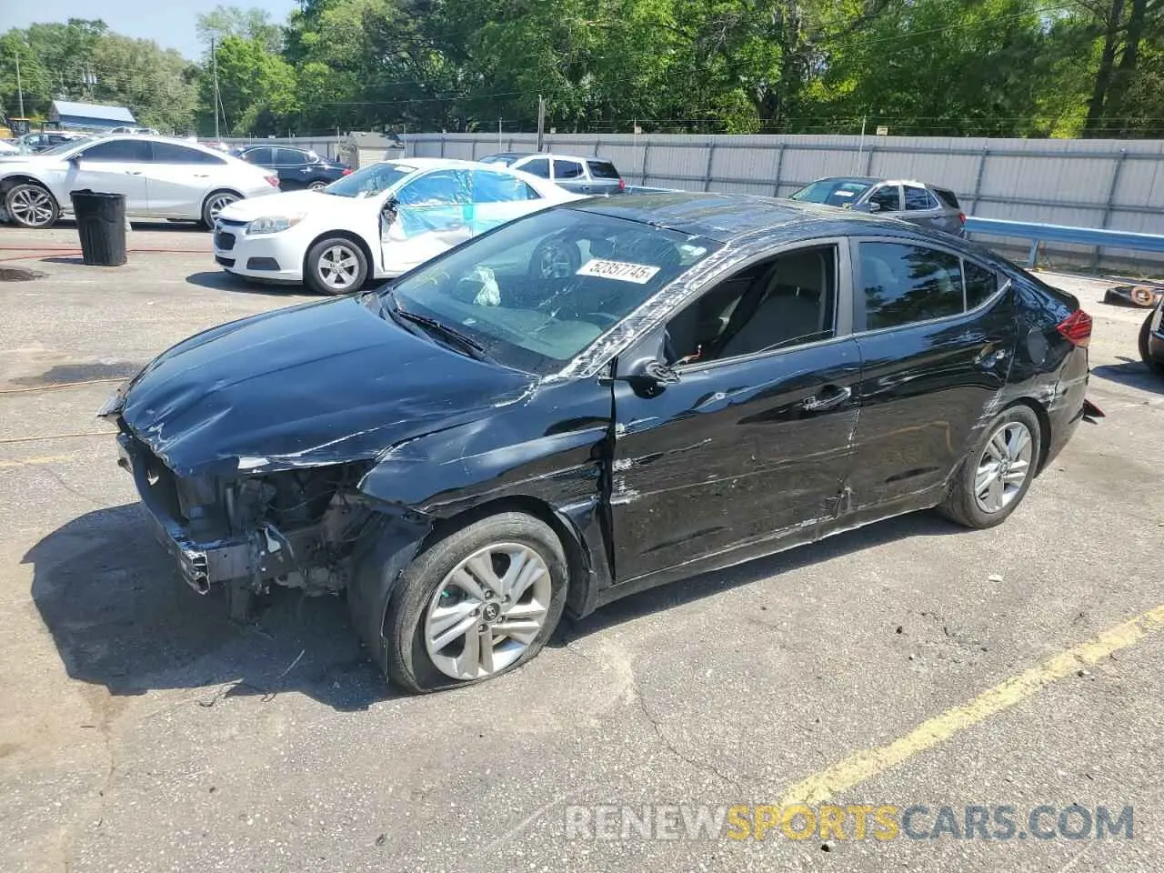 1 fotografías del automóvil dañado KMHD84LF4LU026157 HYUNDAI ELANTRA 2020