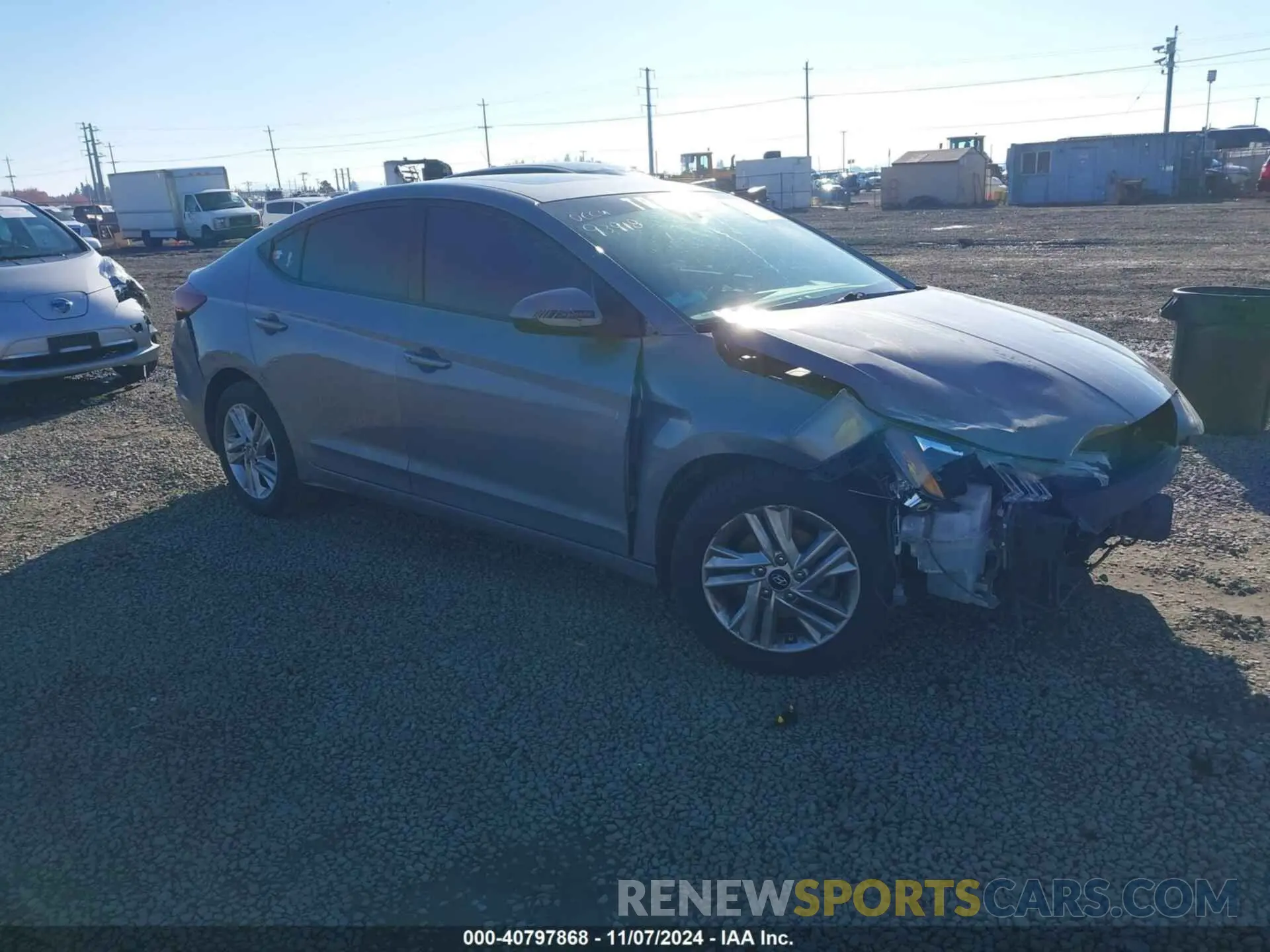 1 fotografías del automóvil dañado KMHD84LF4LU030130 HYUNDAI ELANTRA 2020
