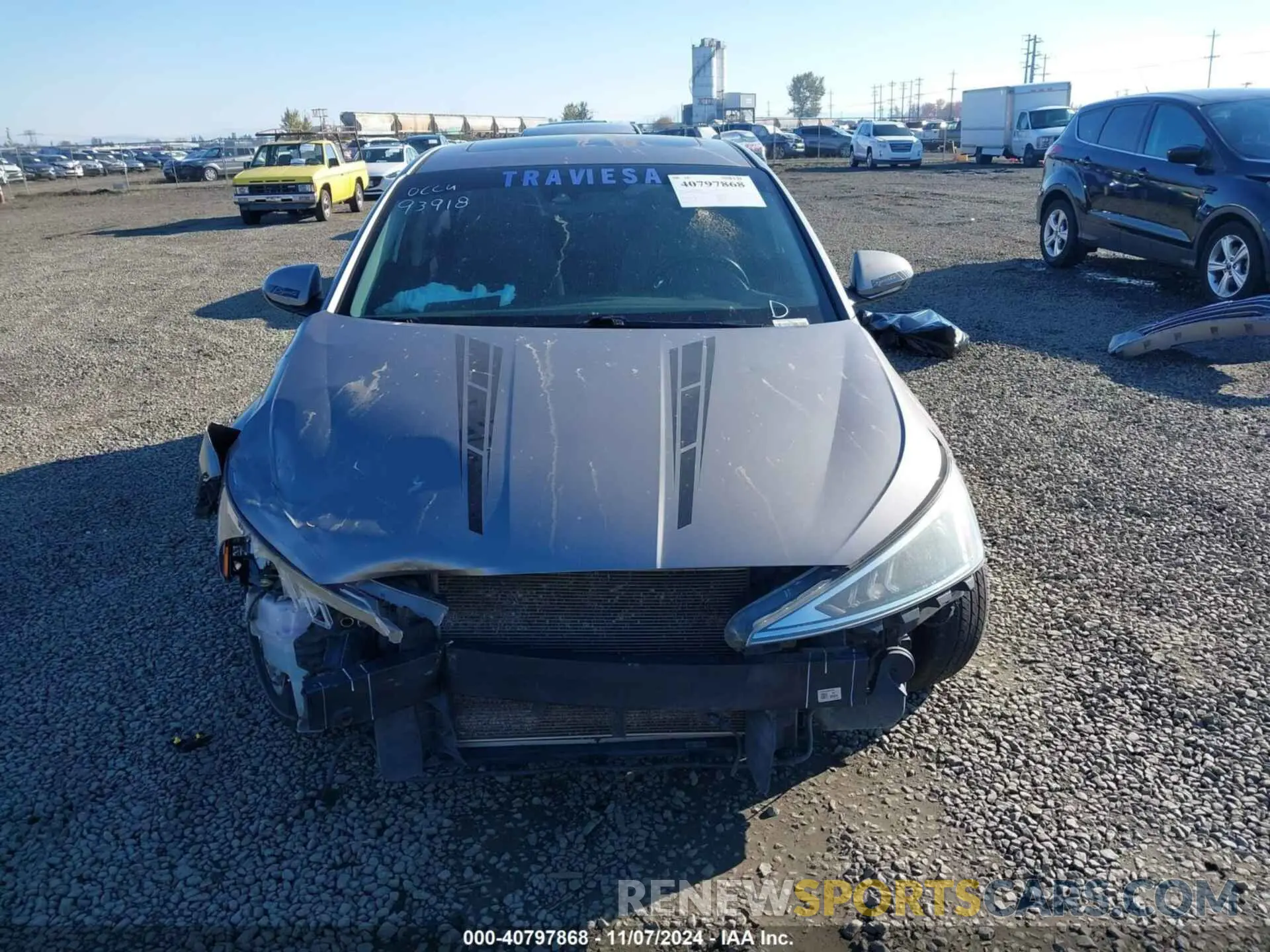 13 fotografías del automóvil dañado KMHD84LF4LU030130 HYUNDAI ELANTRA 2020
