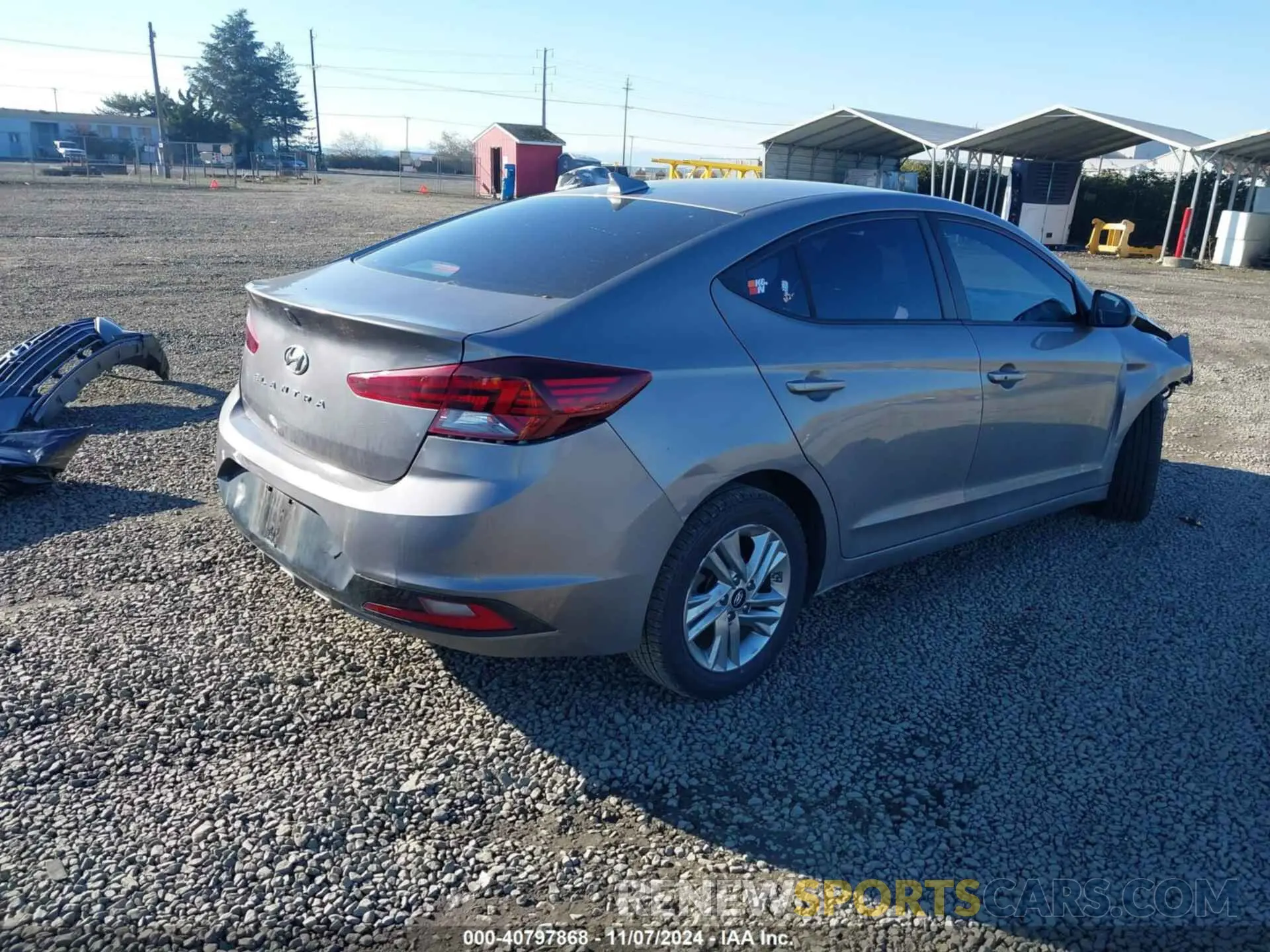 4 fotografías del automóvil dañado KMHD84LF4LU030130 HYUNDAI ELANTRA 2020
