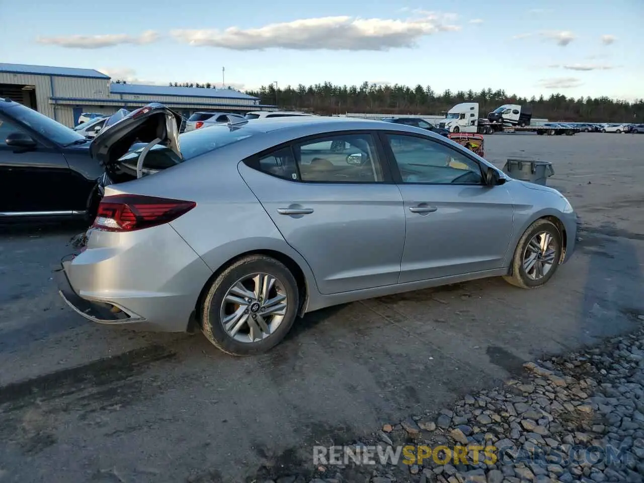3 fotografías del automóvil dañado KMHD84LF4LU926654 HYUNDAI ELANTRA 2020