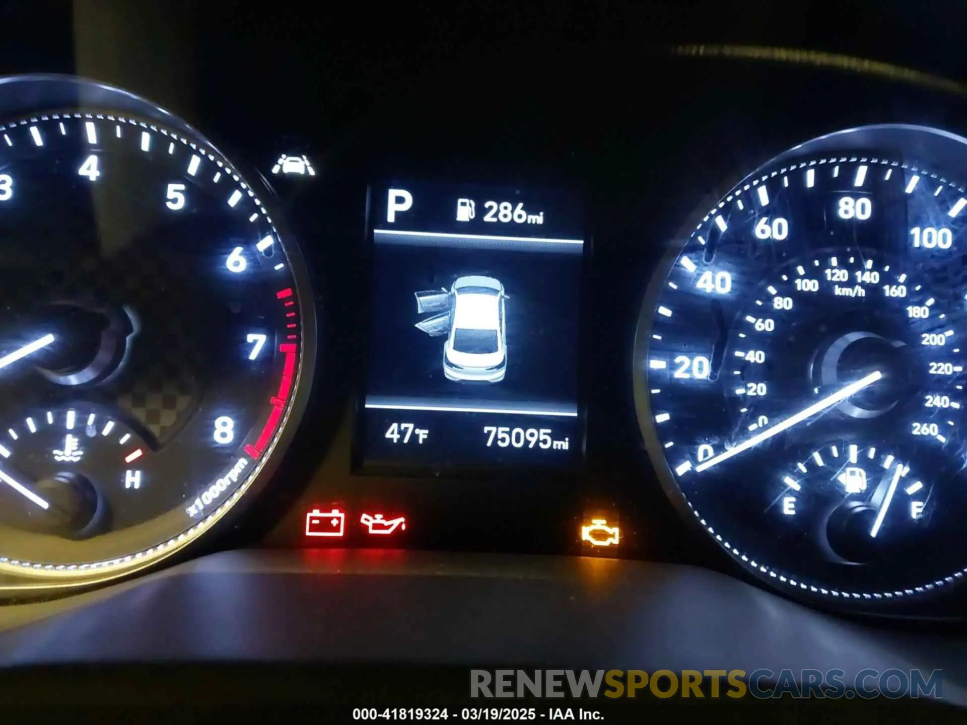 7 fotografías del automóvil dañado KMHD84LF5LU026751 HYUNDAI ELANTRA 2020