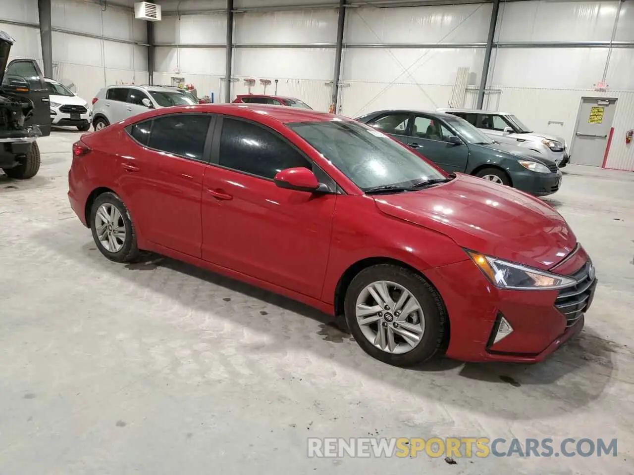 4 fotografías del automóvil dañado KMHD84LF5LU034445 HYUNDAI ELANTRA 2020