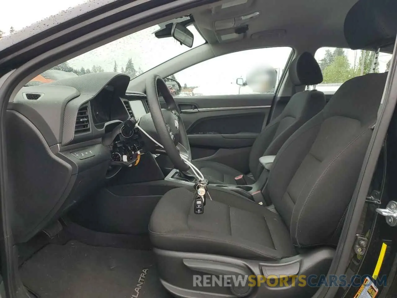 7 fotografías del automóvil dañado KMHD84LF5LU099375 HYUNDAI ELANTRA 2020