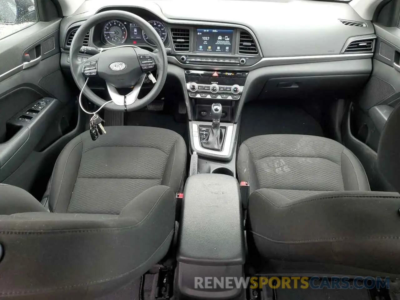 8 fotografías del automóvil dañado KMHD84LF5LU099375 HYUNDAI ELANTRA 2020