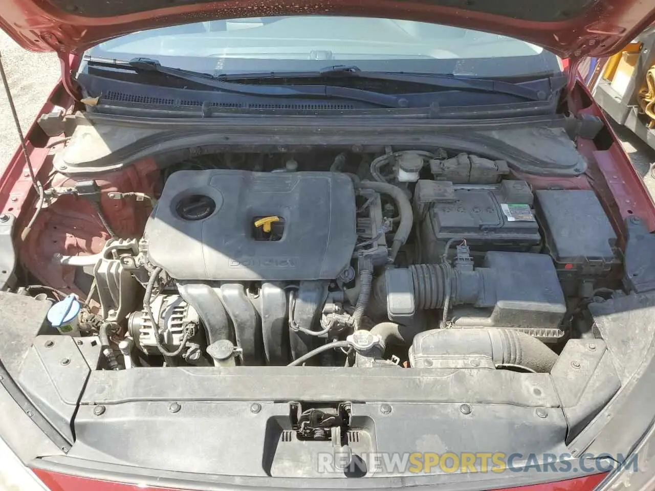 11 fotografías del automóvil dañado KMHD84LF5LU961235 HYUNDAI ELANTRA 2020