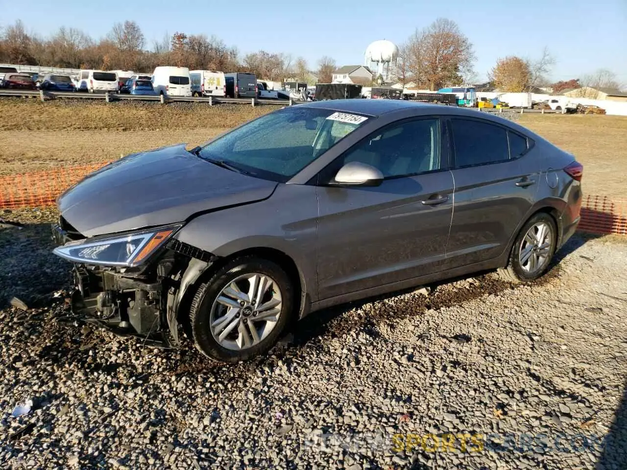 1 fotografías del automóvil dañado KMHD84LF6LU080222 HYUNDAI ELANTRA 2020