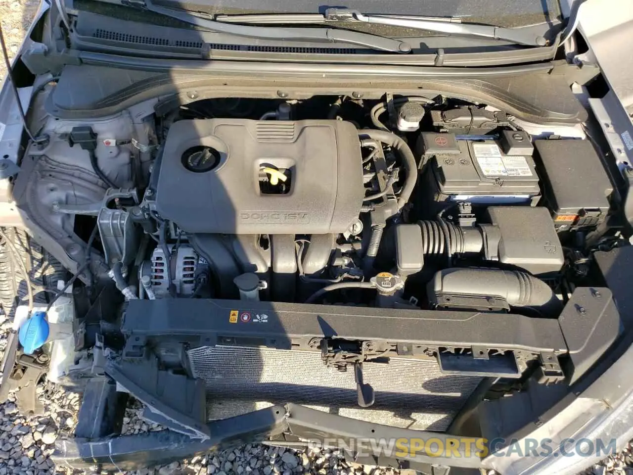 11 fotografías del automóvil dañado KMHD84LF6LU080222 HYUNDAI ELANTRA 2020